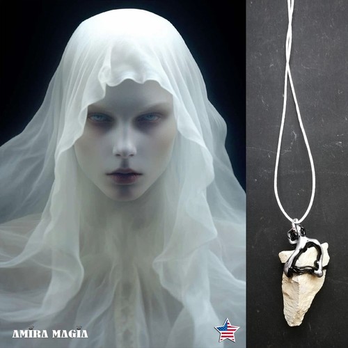 Uncut gemstone pendant spirit - gemstone,